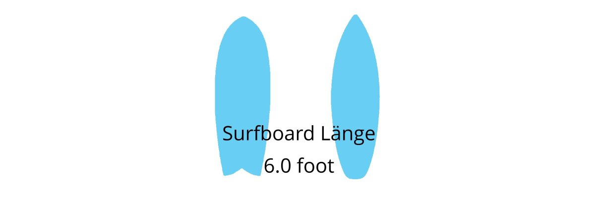  
 Surfboards mit einer L&auml;nge von 6.0...