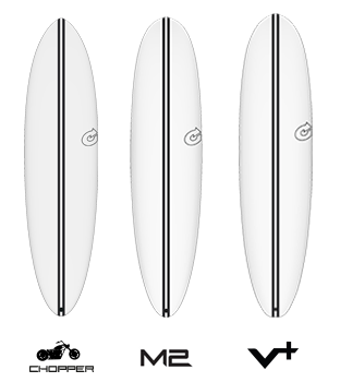 TEC Midtlength Torq Surfboard Konstruktion