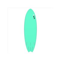 Surfboard TORQ Epoxy TET 5.11 MOD Fish Seagreen mint green