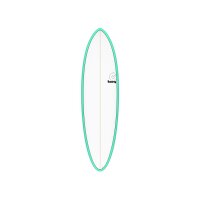 Surfboard TORQ Epoxy TET 6.8 Funboard Seagreen mint grün