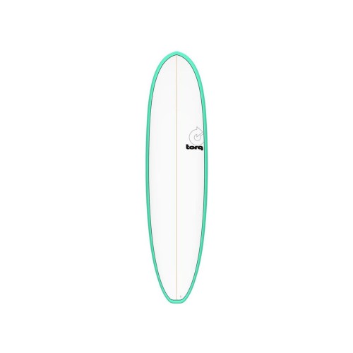 Surfboard TORQ Epoxy TET 7.4 V+ Funboard Seagreen mint green
