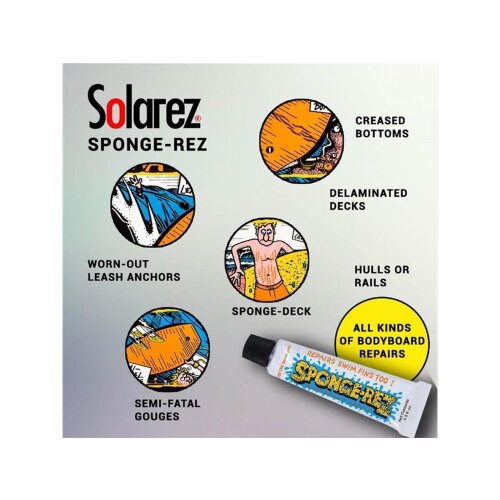 Solarez 56g Sponge Rez Bodyboard Reparatur Set 