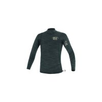 Picture Organic Clothing Floats 1.5 mm Hybrid shirt Neopren Oberteil schwarz long sleeve Größe S