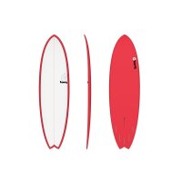 Surfboard TORQ Epoxy TET 6.10 Fish Red Pinline