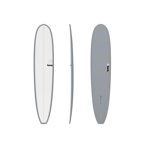 Surfboard TORQ Epoxy TET 9.6 Longboard Grey Pinlines
