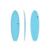 Surfboard TORQ Epoxy TET 6.3 MOD Fish  blau