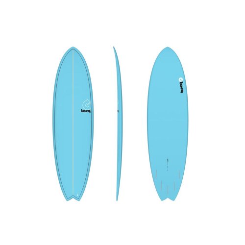 Surfboard TORQ Epoxy TET MOD Fish Board blau 6.10