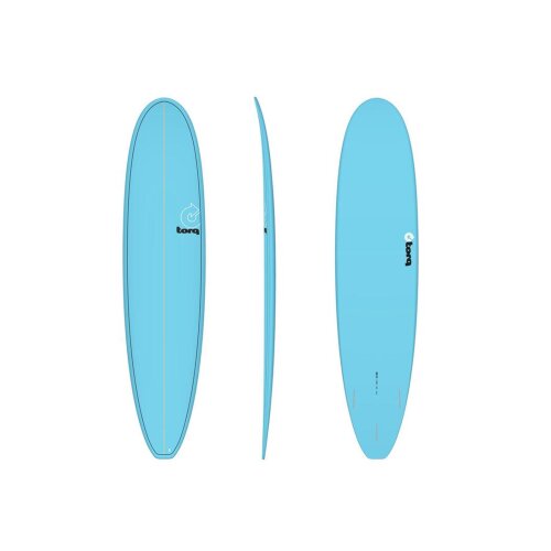 Surfboard TORQ Epoxy TET Longboard Mini Malibu blau 8.0