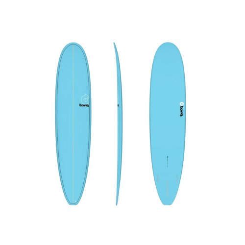 Surfboard TORQ Epoxy TET Longboard Mini Malibu blau 8.6
