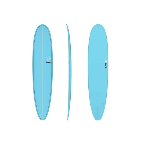 Surfboard TORQ Epoxy TET Longboard Mini Malibu blau 9.0