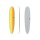 Surfboard TORQ Epoxy TET 9.6 Longboard Full Fade yellow grey