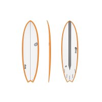 Surfboard TORQ Epoxy TET CS 6.3 Fish Carbon Orange