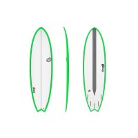 Surfboard TORQ Epoxy TET CS 6.6 Fish Carbon grün