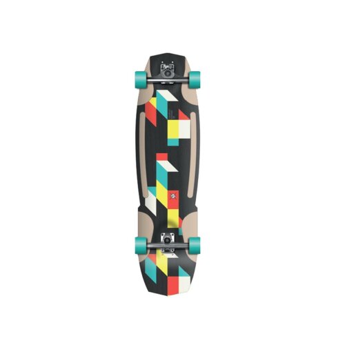 FLYING WHEELS Surfskate 38 Construct black yellow