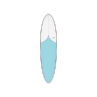 Surfboard TORQ Epoxy TET 7.2 Funboard Classic 3.0 blue white