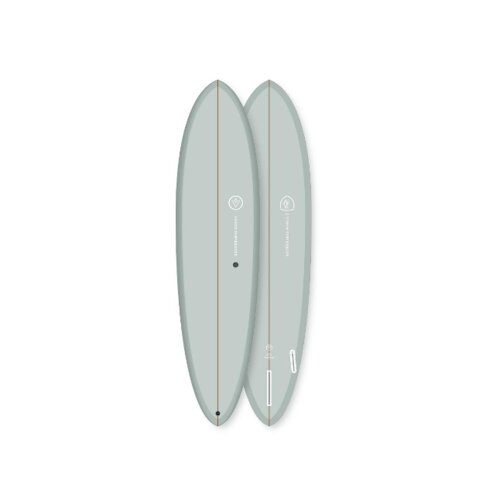 Surfboard VENON Egg 7.2 Cool grau