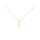 Silver+Surf Jewellery Surfboard size S Pure gold plated