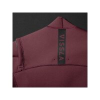 Vissla Seven Seas 4.3mm Neoprene men Fullsuit Chest Zip burgundy red size MT