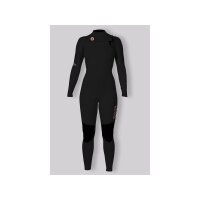SISSTR Evolution Seven Seas 4.3mm neoprene wetsuit chest zip women black size 4