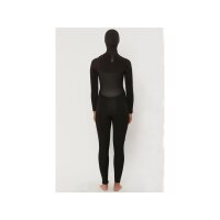 SISSTR Evolution 7 SEAS 6.5mm Eco Wetsuit Chest Zip neoprene hooded for woman Fullsuit black size 8