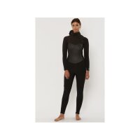 SISSTR Evolution 7 SEAS 6.5mm Eco Wetsuit Chest Zip neoprene hooded for woman Fullsuit black size 10