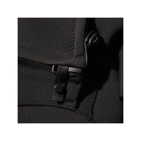 VISSLA 7 SEAS 6.5mm Neopren Wetsuit Fullsuit mit Haube und Chest Zip in schwarz Größe S