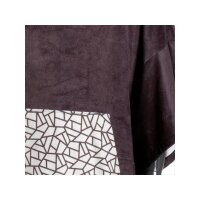 MADNESS Change Robe Surf Poncho Unisize Black Mosaic