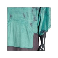 MADNESS Change Robe Surf Poncho Unisize Teal Marble blue