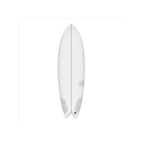 Surfboard TORQ TEC Twin Fish 6.0 weiß