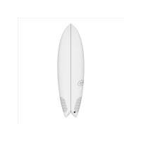 Surfboard TORQ TEC Twin Fish 6.2 weiß