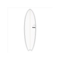 Surfboard TORQ Epoxy TET 5.11 MOD Fish Pinlines weiß