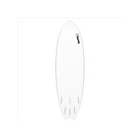 Surfboard TORQ Epoxy TET 5.11 MOD Fish Pinlines white