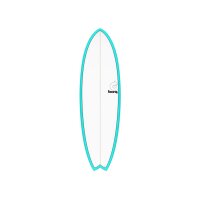 Surfboard TORQ Epoxy TET 5.11 MOD Fish blue Pinlines