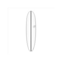 Surfboard TORQ Epoxy TET CS 7.4 V+ Funboard Carbon white