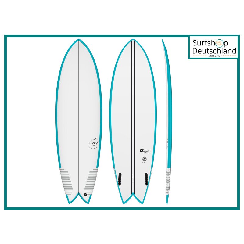 Surfboard TORQ TEC Twin Fin Fish Board