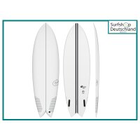 Surfboard TORQ Twin Fin Fish Board TEC