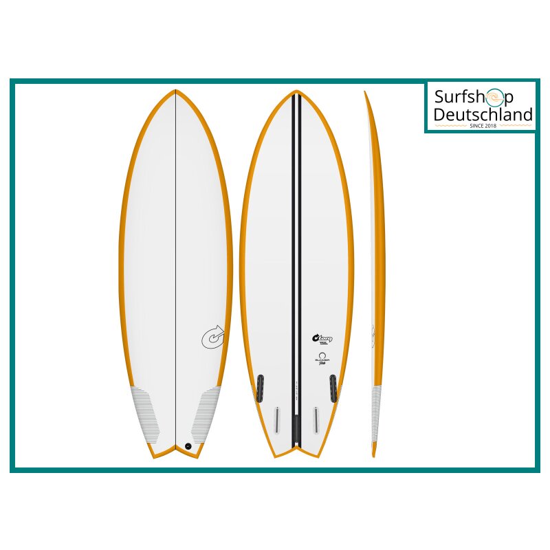Surfboard TORQ Summer Fish Board TEC Quad Thruster
