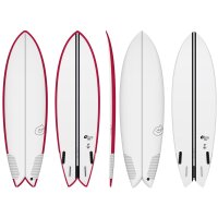 Surfboard TORQ TEC BigBoy Fish Board weiß