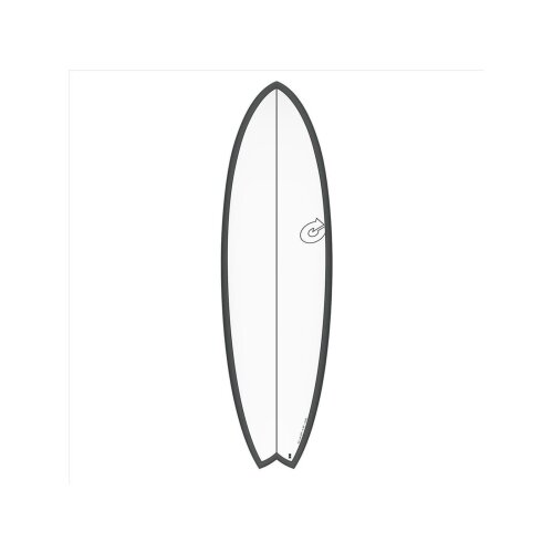 Surfboard TORQ Epoxy TET CS Fish Board Carbon grau