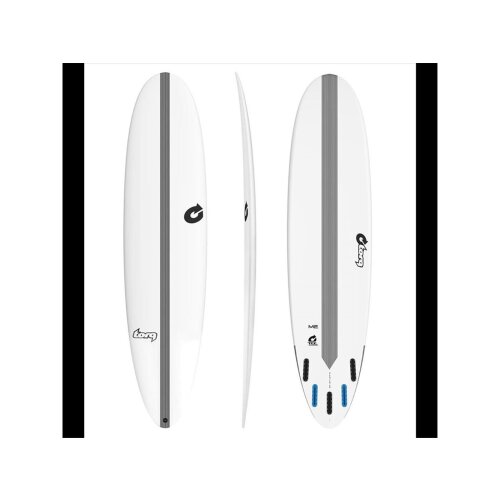 Surfboard TORQ Epoxy 7.0 TEC M2 carbon white