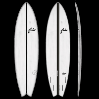Surfboard RUSTY Moby Fishboard Quad