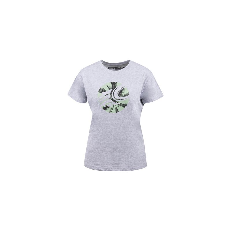 CAB Womens T-Shirt / Palm C E8 - heather grey  - S - 2024