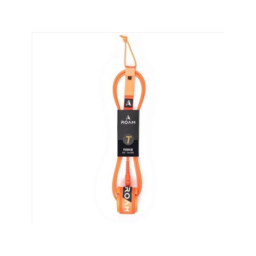 ROAM Surfboard Leash Premium 7.0 215cm orange 7mm