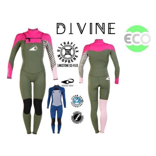 Soöruz Divine 4.3mm Frauenneopren Eco Wetsuit Frauen Neopren