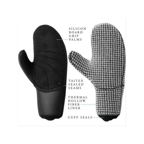 Vissla 7 Seas 7mm Neoprene Surf Gloves Size S