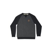 Hippytree Ballard Crew Sweatshirt Sweatshirt Sweater Hoodie zipless grey black size XL