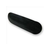 Surfboard Soft Finne aus Gummi zum Aufkleben SUP schwarz