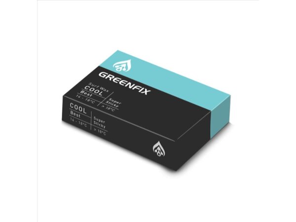 Surf Wax GREENFIX cool wachs 14-18°C surfboard