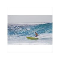 Surfboard TORQ Epoxy TET 7.6 Funboard Pinlines weiß