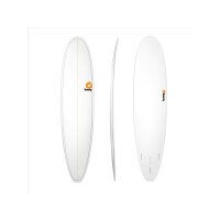 Surfboard TORQ Epoxy TET 8.0 Longboard  Pinlines white